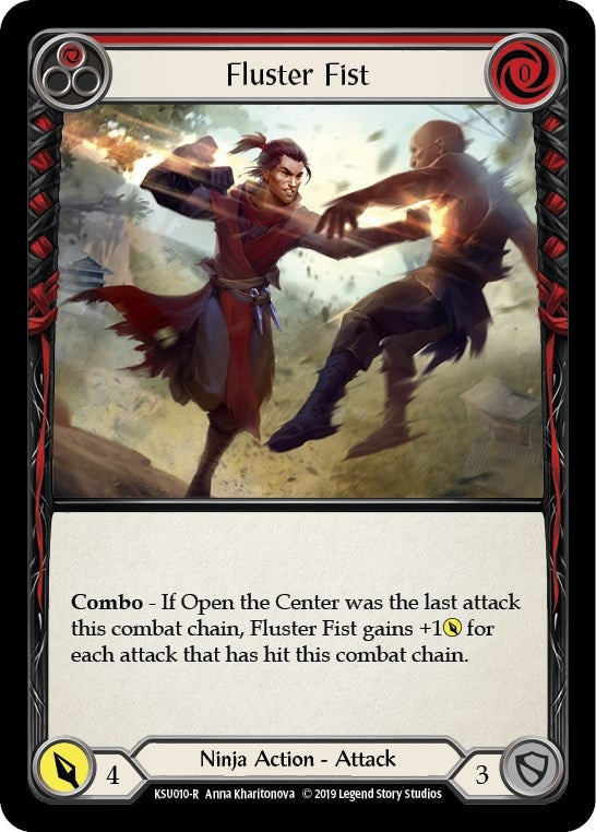 Image for Fluster Fist (Red) (Hero Deck: Katsu) (KSU010) - Flesh and Blood TCG
