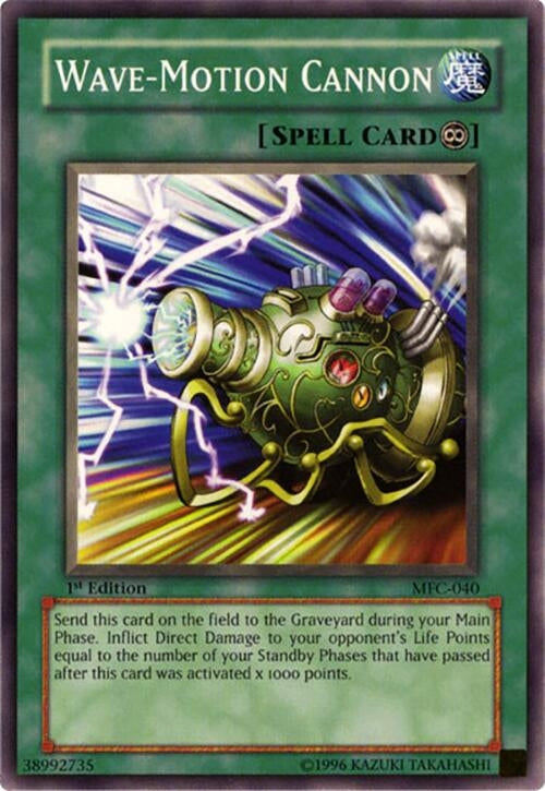 Image for Wave-Motion Cannon (Magician's Force) (MFC-040) - YuGiOh