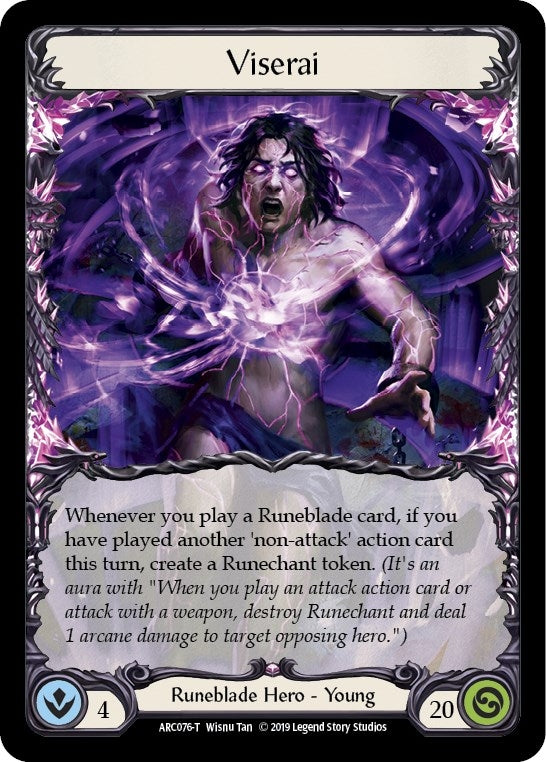 Image for Viserai // Viserai, Rune Blood (Arcane Rising) (ARC076 // ARC075) - Flesh and Blood TCG