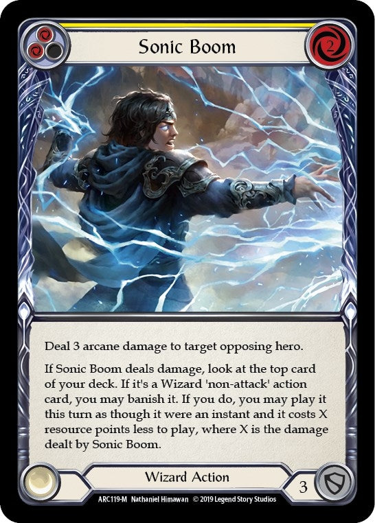 Image for Sonic Boom (Arcane Rising) (ARC119) - Flesh and Blood TCG