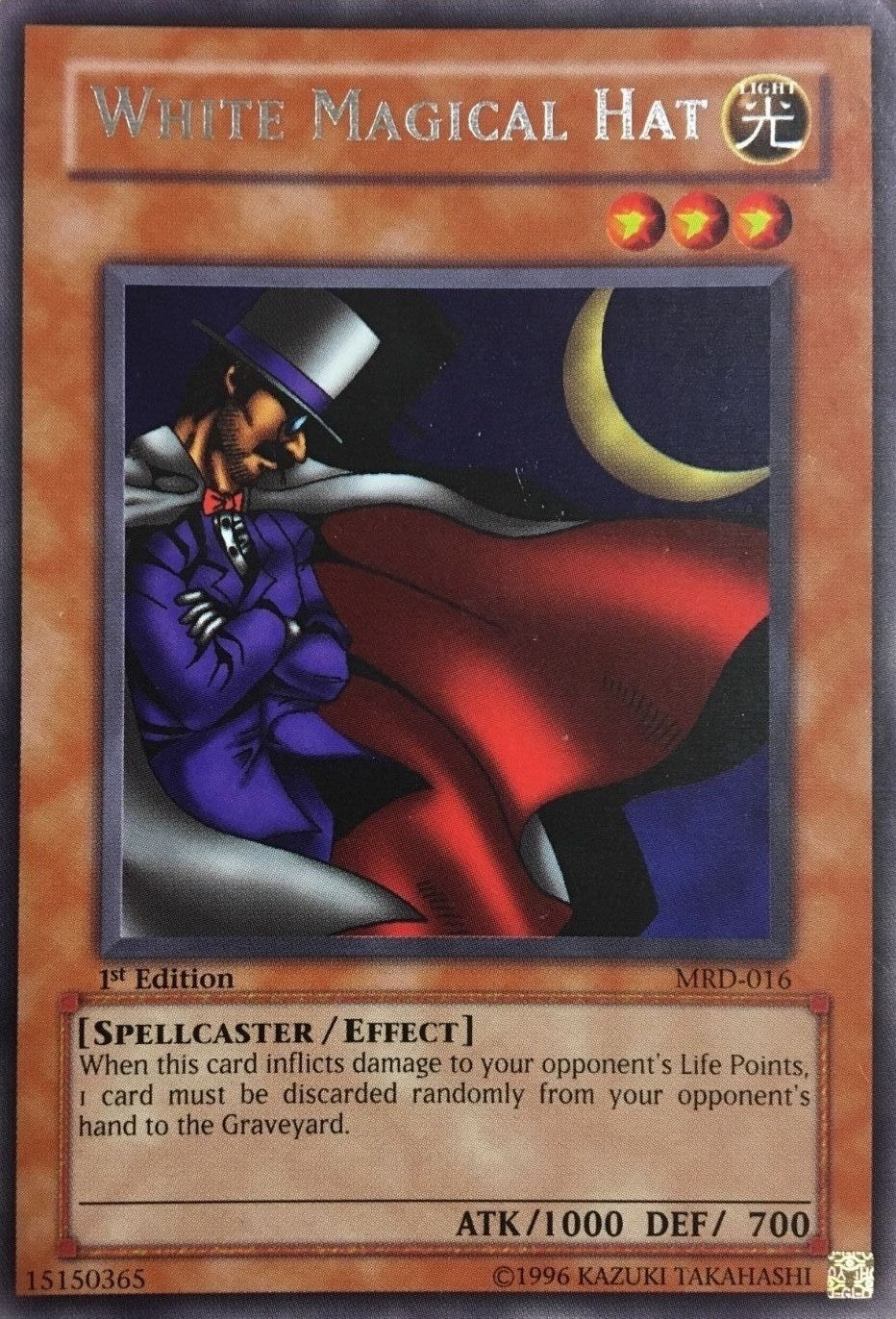Image for White Magical Hat (Metal Raiders) (MRD-016) - YuGiOh