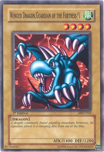 Image for Winged Dragon, Guardian of the Fortress #1 (Metal Raiders) (MRD-002) - YuGiOh