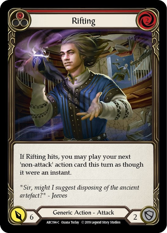 Image for Rifting (Red) (Arcane Rising) (ARC194) - Flesh and Blood TCG