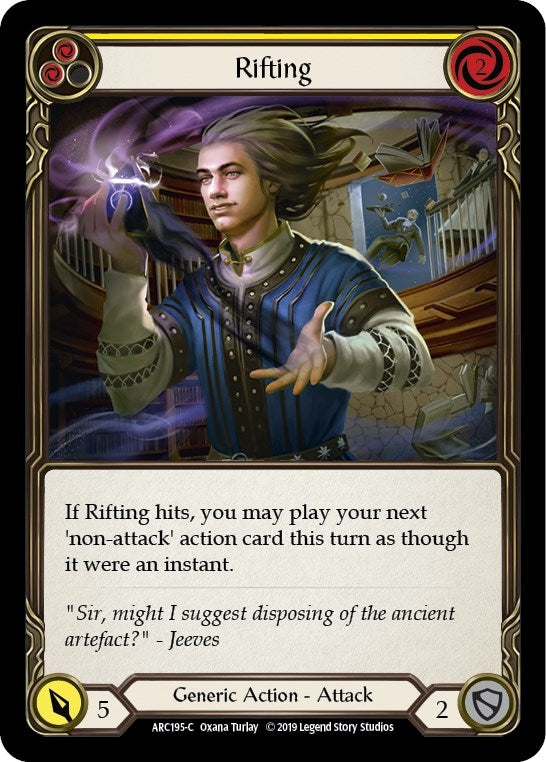 Image for Rifting (Yellow) (Arcane Rising) (ARC195) - Flesh and Blood TCG