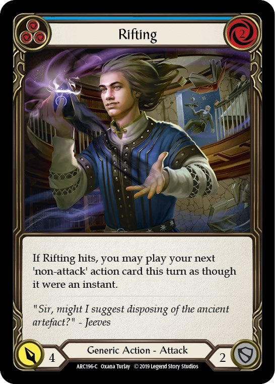 Image for Rifting (Blue) (Arcane Rising) (ARC196) - Flesh and Blood TCG
