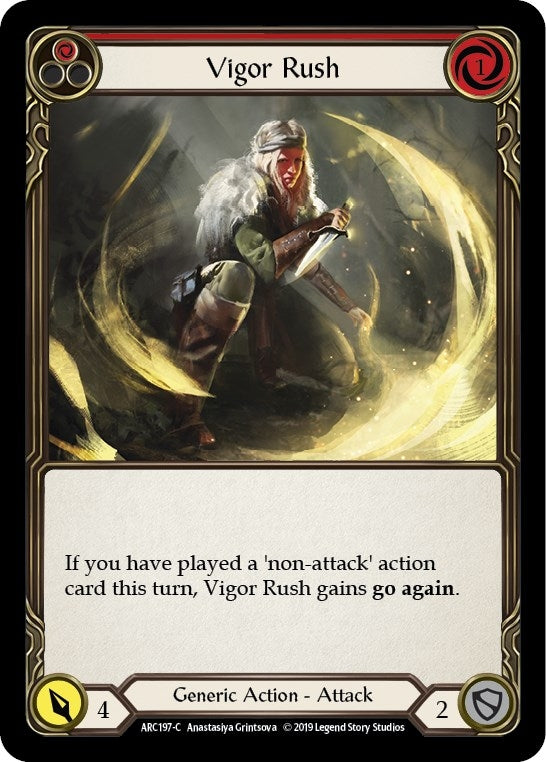 Image for Vigor Rush (Red) (Arcane Rising) (ARC197) - Flesh and Blood TCG