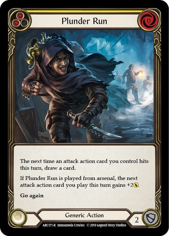 Image for Plunder Run (Yellow) (Arcane Rising) (ARC171) - Flesh and Blood TCG
