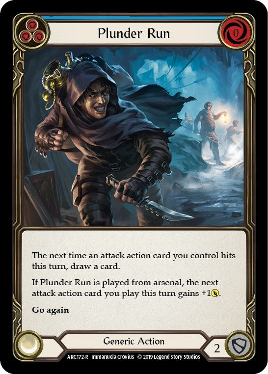 Image for Plunder Run (Blue) (Arcane Rising) (ARC172) - Flesh and Blood TCG
