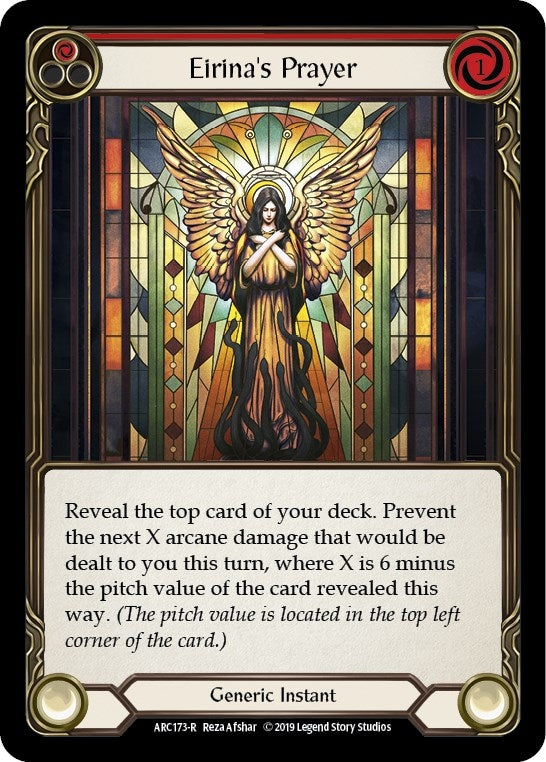Image for Eirina's Prayer (Red) (Arcane Rising) (ARC173) - Flesh and Blood TCG