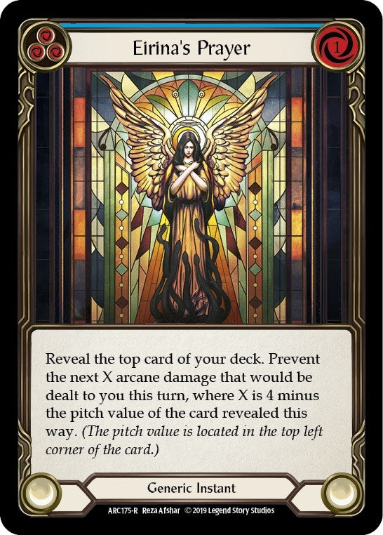Image for Eirina's Prayer (Blue) (Arcane Rising) (ARC175) - Flesh and Blood TCG