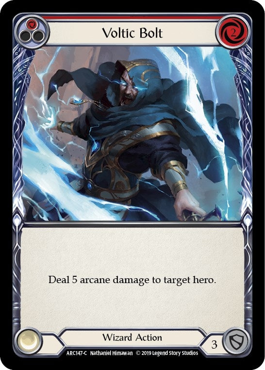 Image for Voltic Bolt (Red) (Arcane Rising) (ARC147) - Flesh and Blood TCG