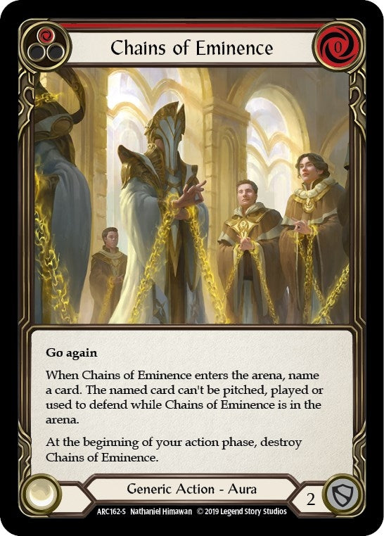 Image for Chains of Eminence (Arcane Rising) (ARC162) - Flesh and Blood TCG