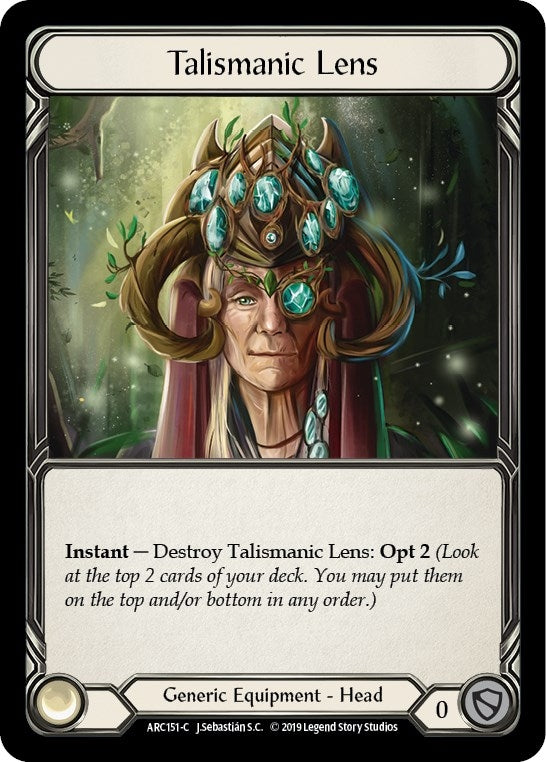 Image for Talismanic Lens (Arcane Rising) (ARC151) - Flesh and Blood TCG