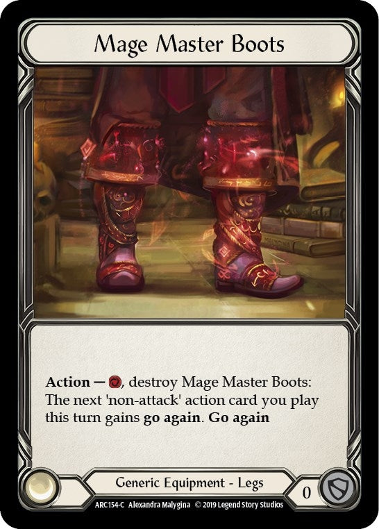 Image for Mage Master Boots (Arcane Rising) (ARC154) - Flesh and Blood TCG