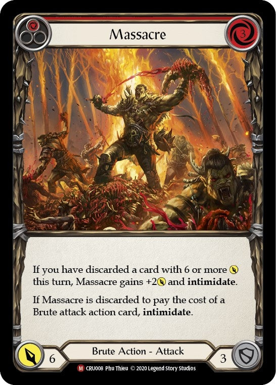 Image for Massacre (Crucible of War) (CRU008) - Flesh and Blood TCG