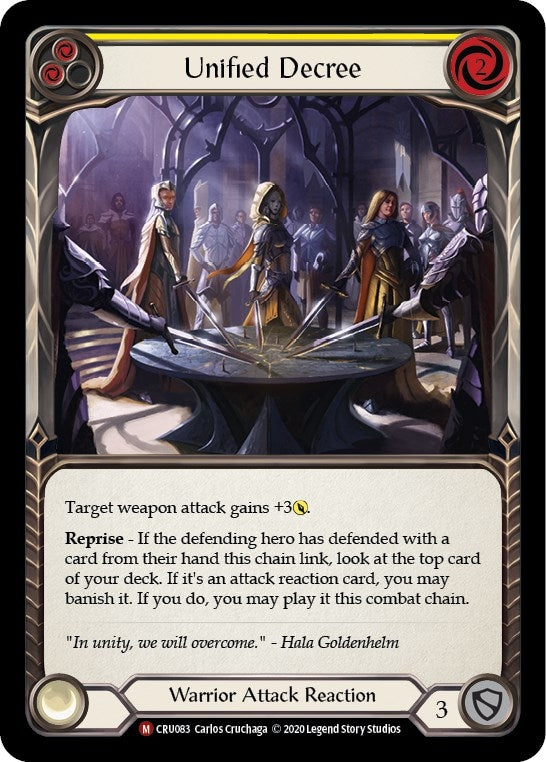 Image for Unified Decree (Crucible of War) (CRU083) - Flesh and Blood TCG