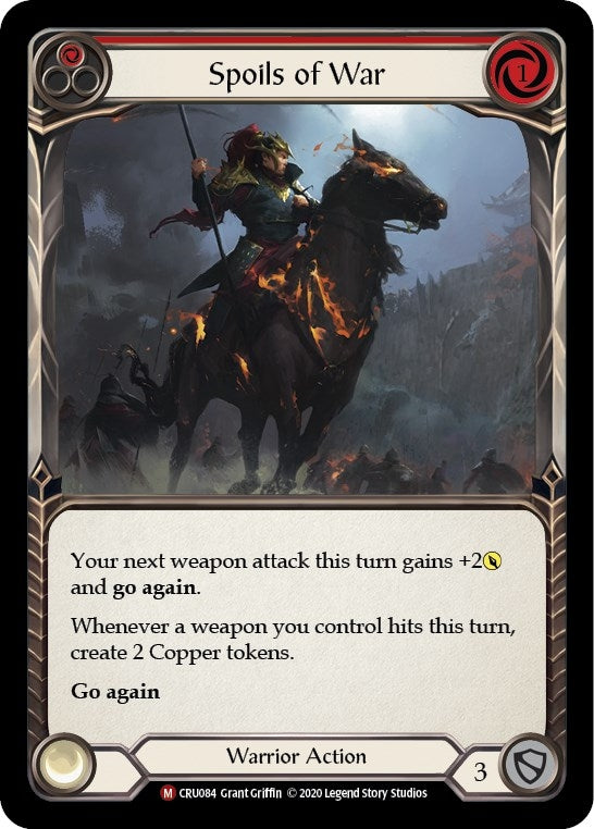 Image for Spoils of War (Crucible of War) (CRU084) - Flesh and Blood TCG
