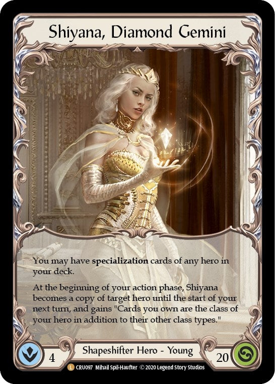 Image for Shiyana, Diamond Gemini (Crucible of War) (CRU097) - Flesh and Blood TCG