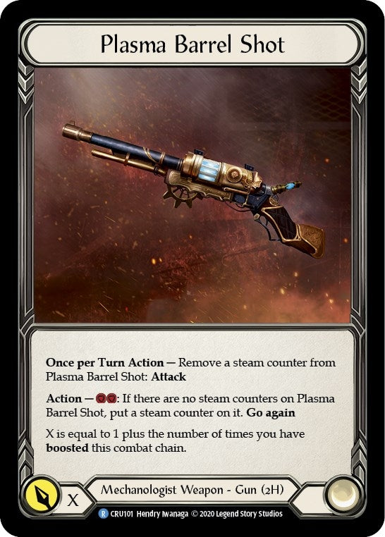Image for Plasma Barrel Shot (Crucible of War) (CRU101) - Flesh and Blood TCG