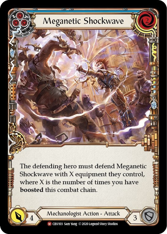 Image for Meganetic Shockwave (Crucible of War) (CRU103) - Flesh and Blood TCG