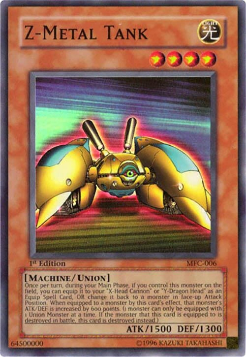 Image for Z-Metal Tank (Magician's Force) (MFC-006) - YuGiOh
