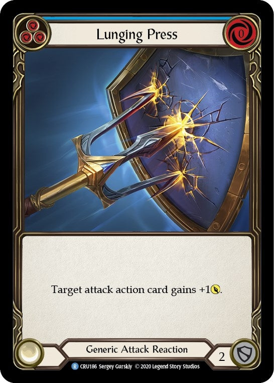 Image for Lunging Press (Crucible of War) (CRU186) - Flesh and Blood TCG