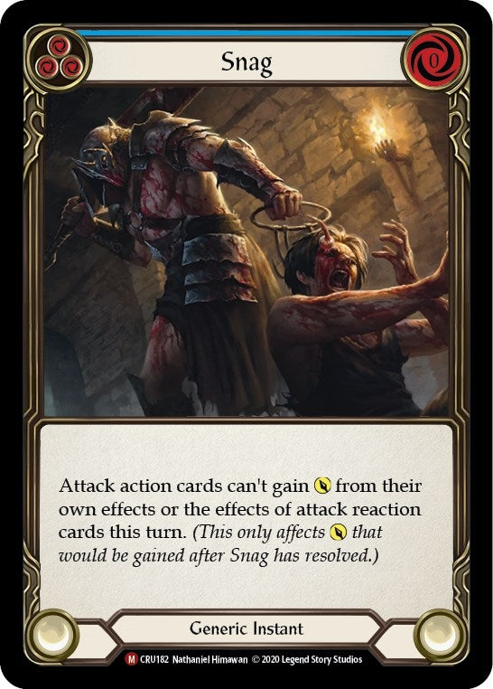 Image for Snag (Crucible of War) (CRU182) - Flesh and Blood TCG