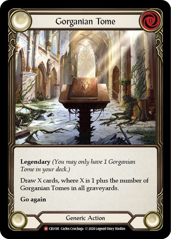 Image for Gorganian Tome (Crucible of War) (CRU181) - Flesh and Blood TCG
