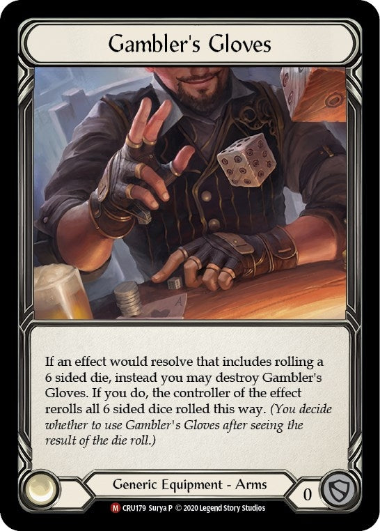 Image for Gambler's Gloves (Crucible of War) (CRU179) - Flesh and Blood TCG