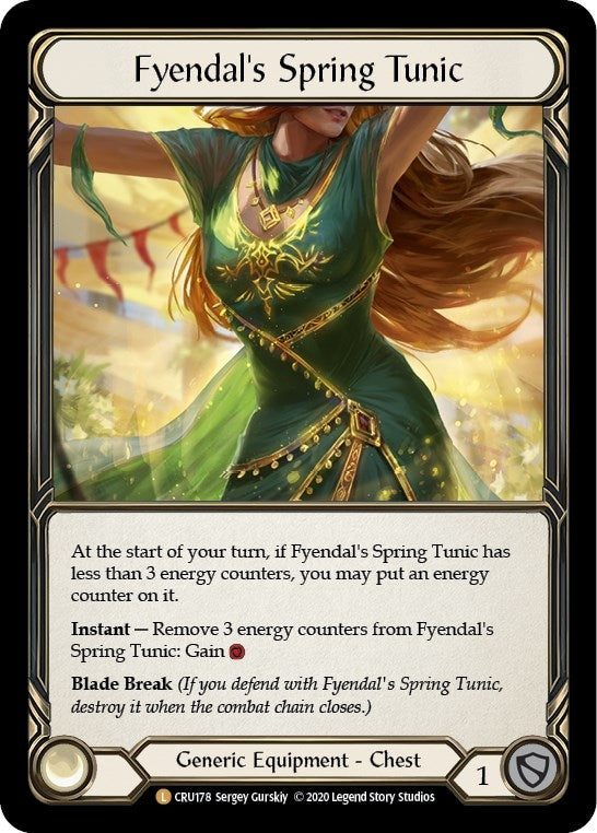 Image for Fyendal's Spring Tunic (Crucible of War) (CRU178) - Flesh and Blood TCG
