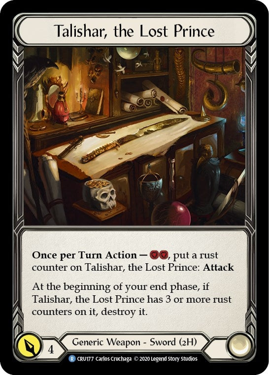 Image for Talishar, the Lost Prince (Crucible of War) (CRU177) - Flesh and Blood TCG