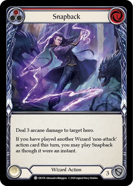 Image for Snapback (Red) (Crucible of War) (CRU174) - Flesh and Blood TCG