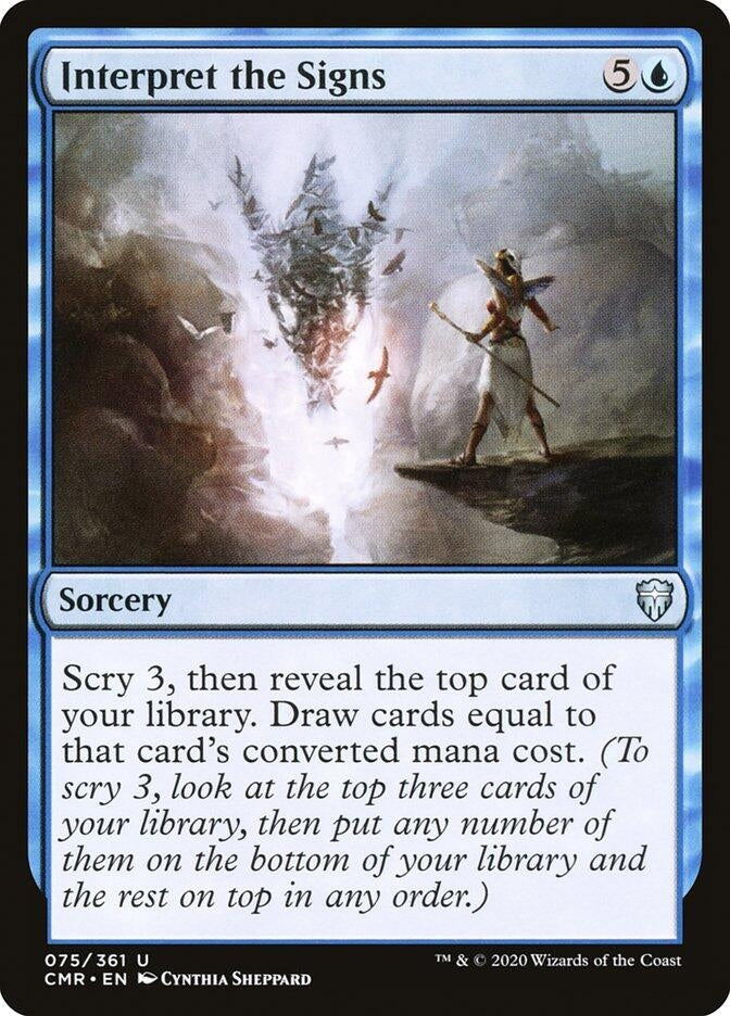 Image for Interpret the Signs (Commander Legends) (75) - Magic: The Gathering