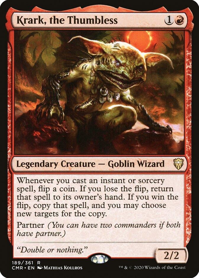 Image for Krark, the Thumbless (Commander Legends) (189) - Magic: The Gathering