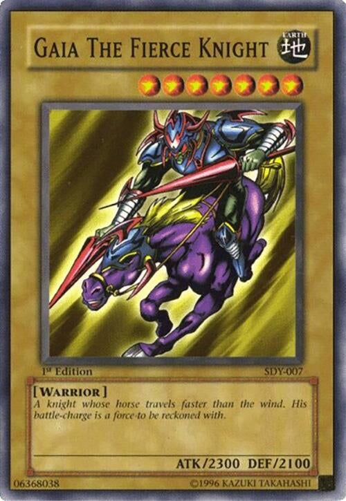 Image for Gaia The Fierce Knight (Starter Deck: Yugi) (SDY-007) - YuGiOh