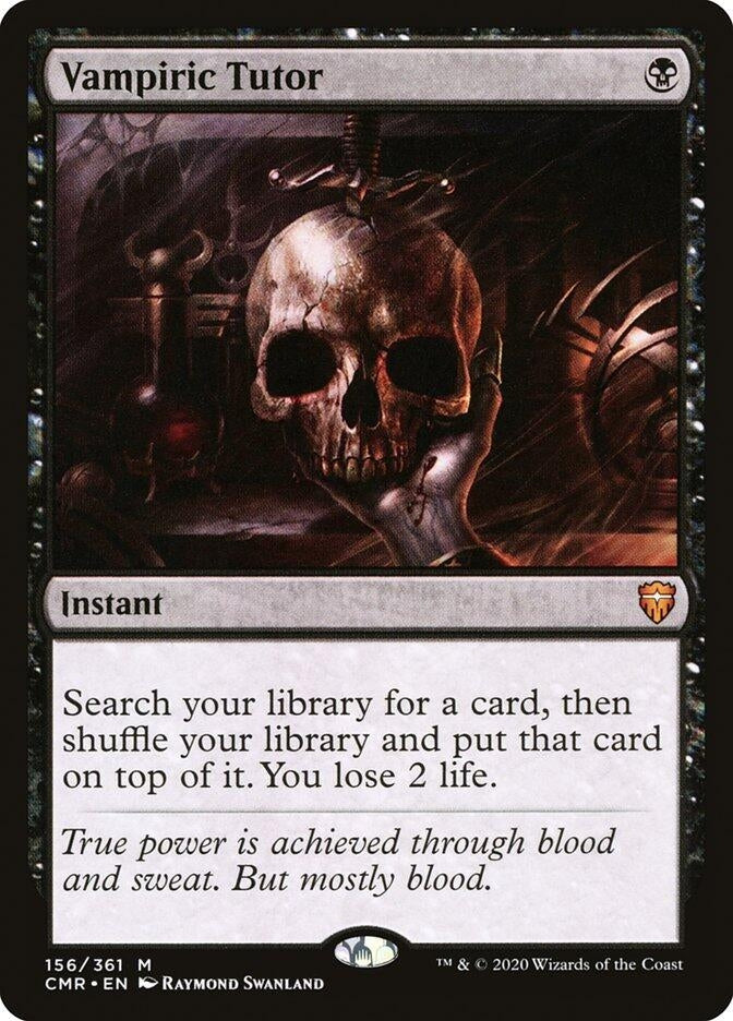 Image for Vampiric Tutor (Commander Legends) (156) - Magic: The Gathering