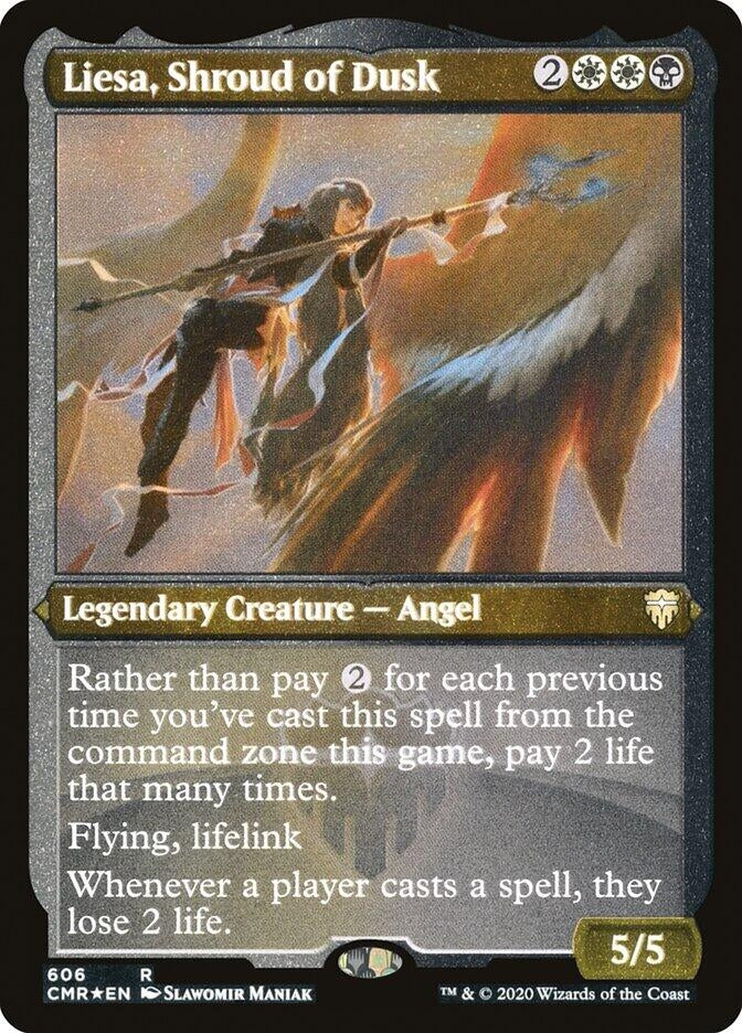 Image for Liesa, Shroud of Dusk (Foil Etched) (Commander Legends) (606) - Magic: The Gathering