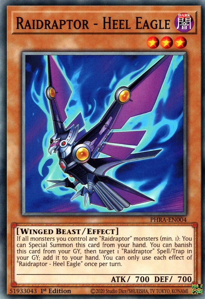 Image for Raidraptor - Heel Eagle (Phantom Rage) (PHRA-EN004) - YuGiOh