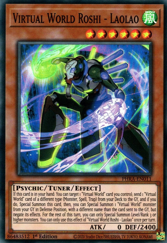 Image for Virtual World Roshi - Laolao (Phantom Rage) (PHRA-EN011) - YuGiOh