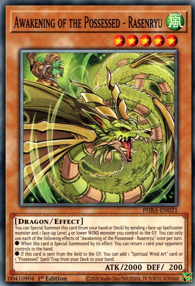 Image for Awakening of the Possessed - Rasenryu (Phantom Rage) (PHRA-EN021) - YuGiOh