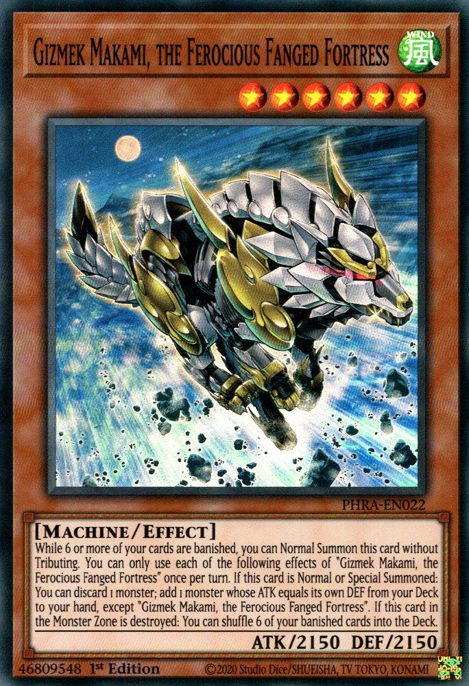Image for Gizmek Makami, the Ferocious Fanged Fortress (Phantom Rage) (PHRA-EN022) - YuGiOh