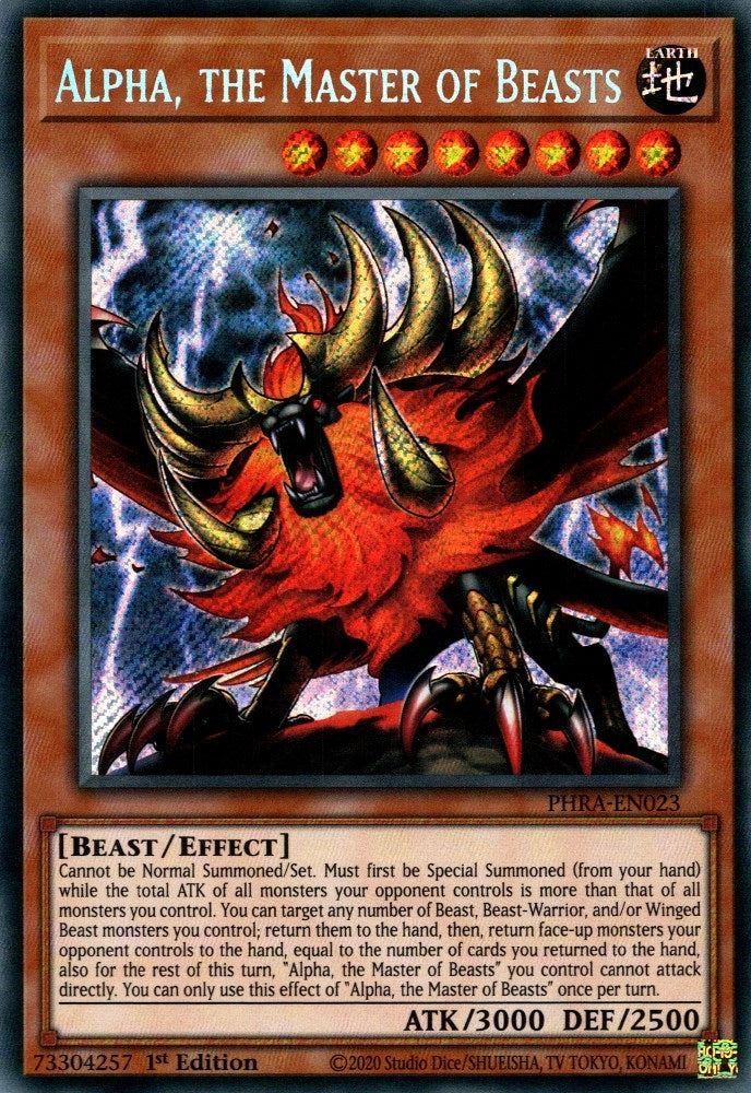 Image for Alpha, the Master of Beasts (Phantom Rage) (PHRA-EN023) - YuGiOh