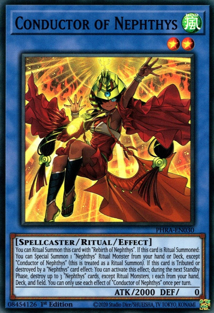 Image for Conductor of Nephthys (Phantom Rage) (PHRA-EN030) - YuGiOh