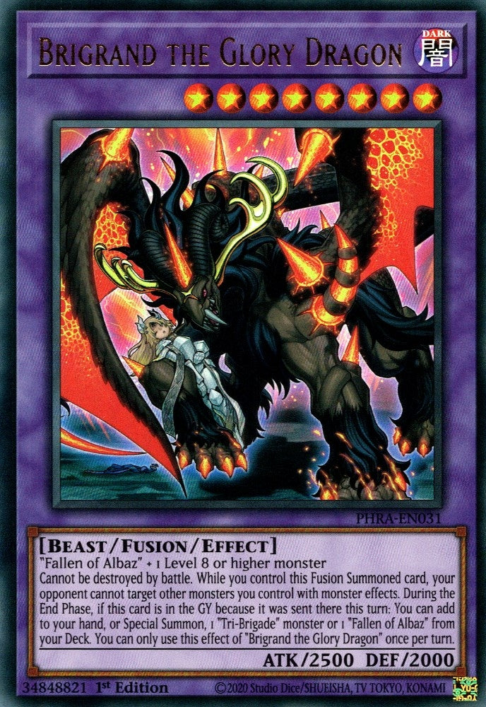 Image for Brigrand the Glory Dragon (Phantom Rage) (PHRA-EN031) - YuGiOh