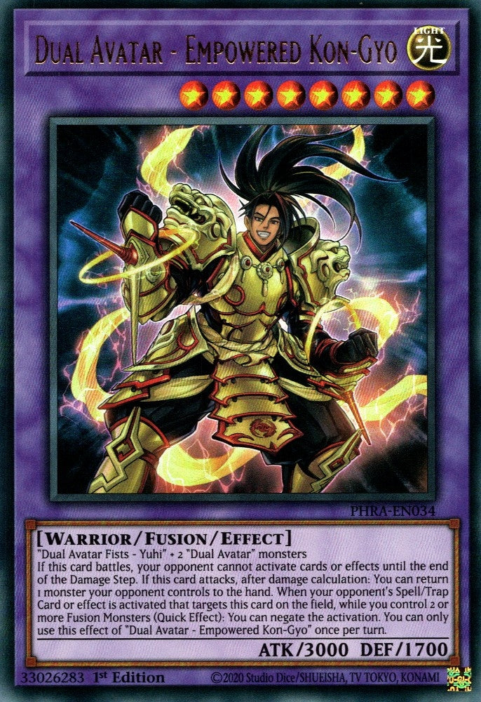 Image for Dual Avatar - Empowered Kon-Gyo (Phantom Rage) (PHRA-EN034) - YuGiOh