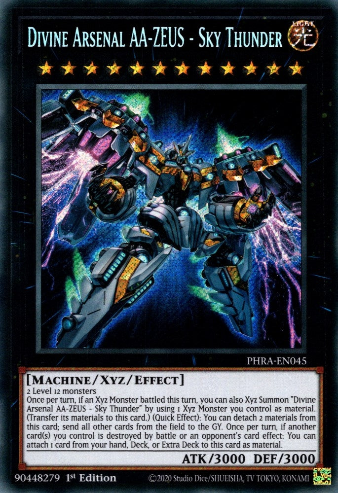 Image for Divine Arsenal AA-ZEUS - Sky Thunder (Phantom Rage) (PHRA-EN045) - YuGiOh