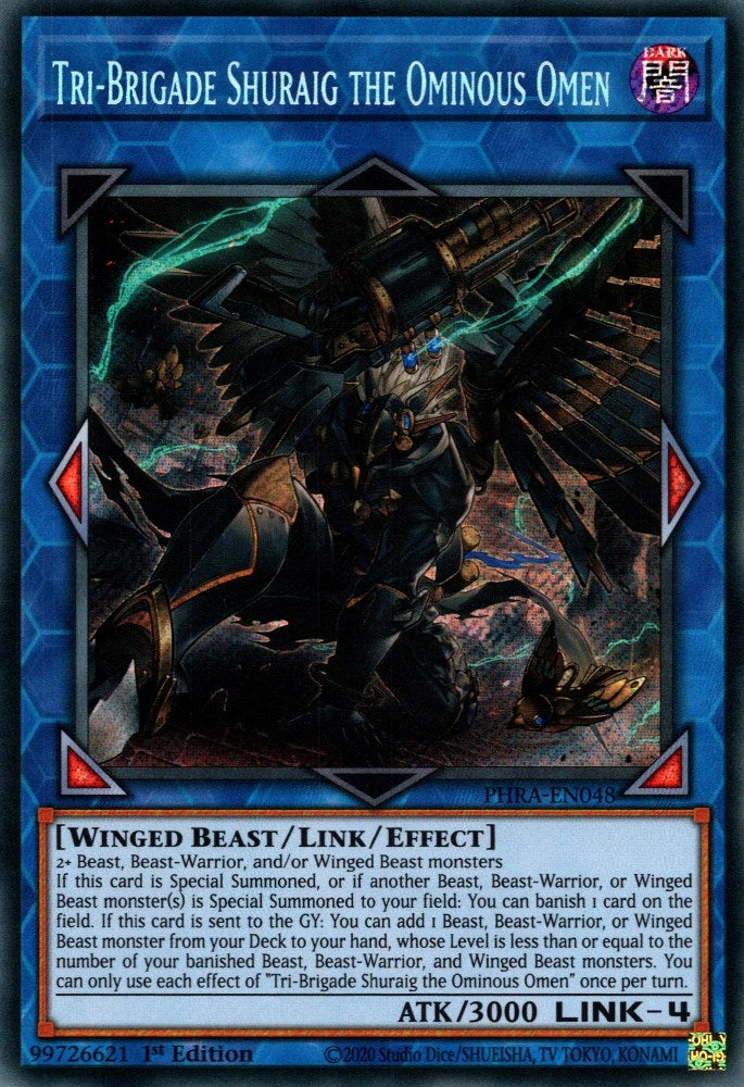 Image for Tri-Brigade Shuraig the Ominous Omen (Phantom Rage) (PHRA-EN048) - YuGiOh