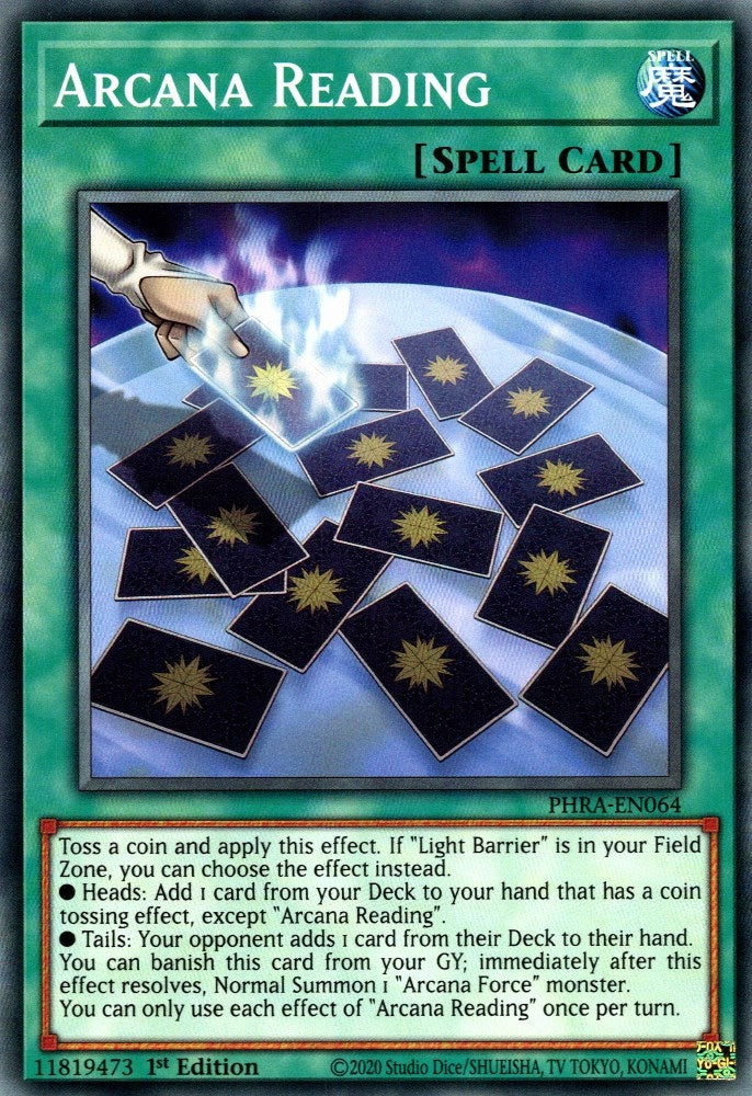 Image for Arcana Reading (Phantom Rage) (PHRA-EN064) - YuGiOh