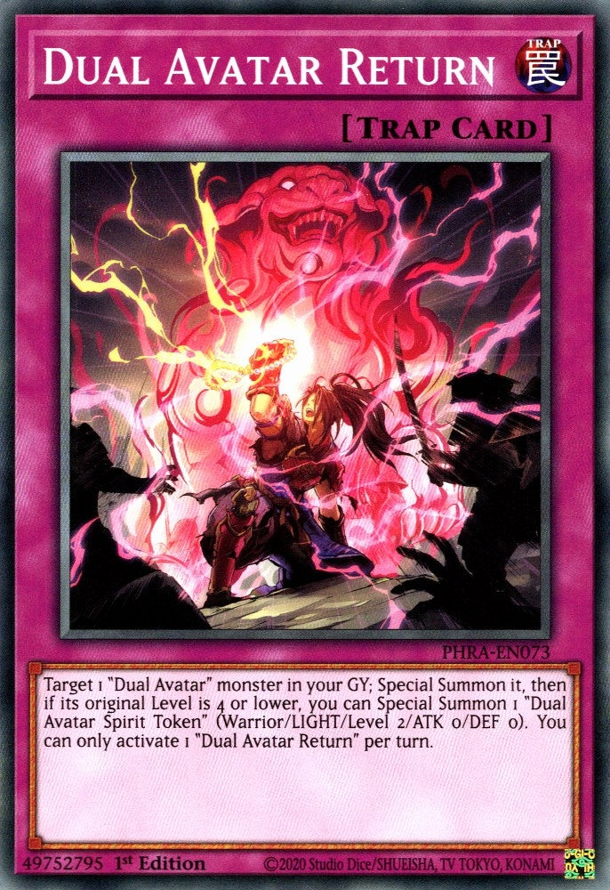 Image for Dual Avatar Return (Phantom Rage) (PHRA-EN073) - YuGiOh