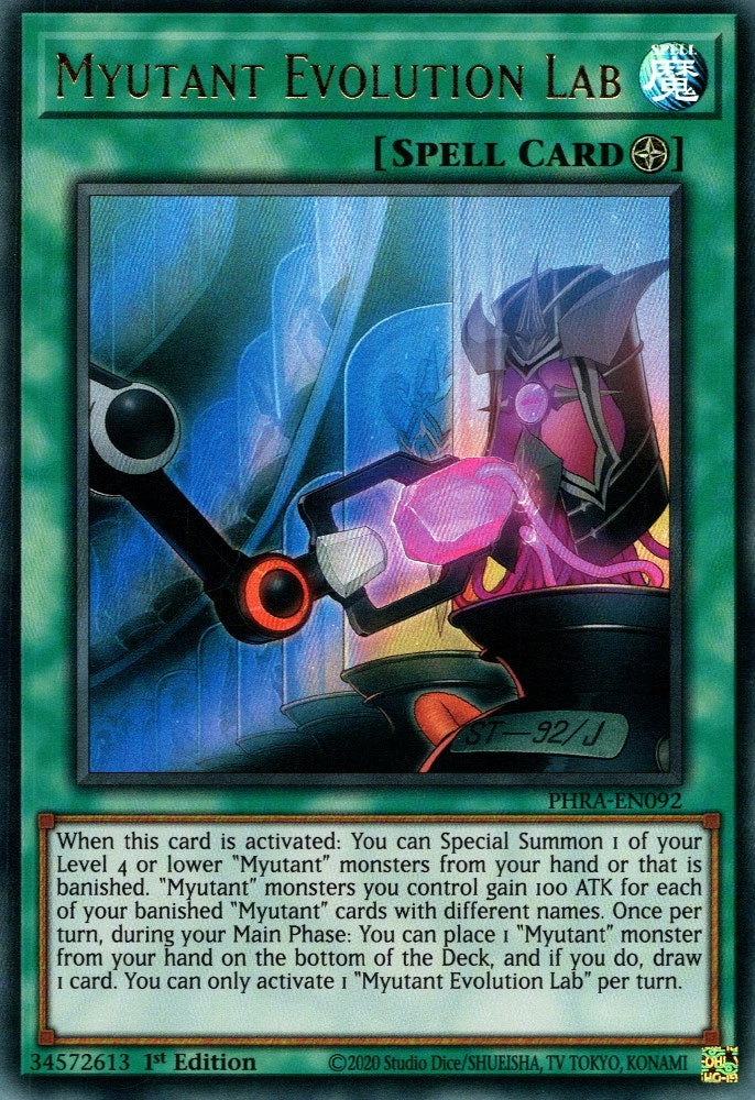 Image for Myutant Evolution Lab (Phantom Rage) (PHRA-EN092) - YuGiOh